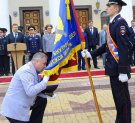 УМВД России по Калужской области получило новое знамя, «старое» отправлено в музей