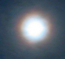 В небе над Калугой наблюдали малые Венцы вокруг Луны