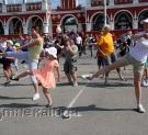 Летом в выходные в парке и на Театральной площади будут проходить массовые физзарядки
