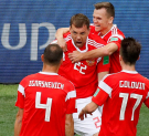 Калужане поддержали сборную России по футболу