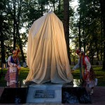 На церемонии открытия памяьника Гоголю калуга