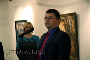 Виталий Бессонов поздравил музей на открытии выставки "Зинаида Серебрякова" калуга