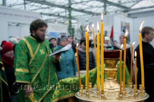 Молебен в последний день выставки в калуге