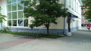 Велопарковка у Дома-музея Чижевского калуга