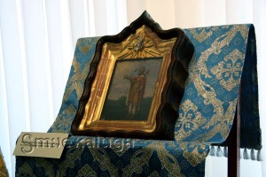 Икона "Святой Лаврентий Калужский" из Свято-Лаврентьева монастыря калува
