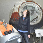 Юлия Чичерина в Государственном музее истории космонавтики