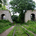 Сохранившиеся опоры Брянского моста