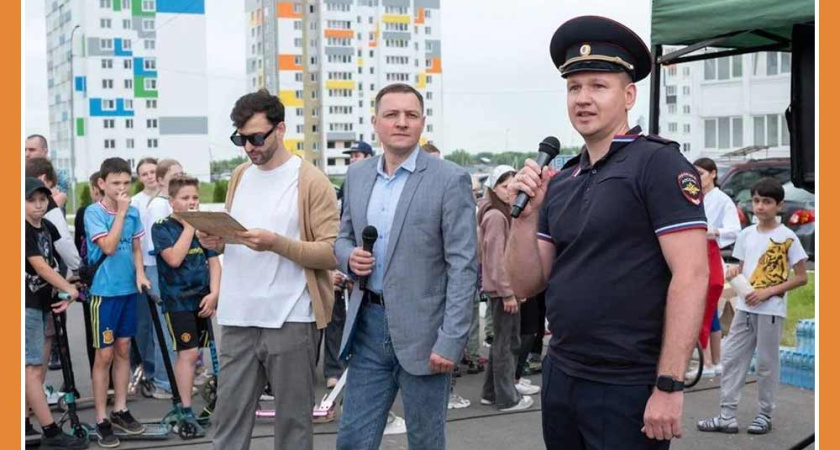 ГАИ г. Калуги приняла участие в открытии скейт-парка в "Веснушках"