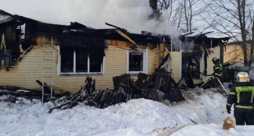 Пожарные ликвидировали возгорание в Калужской области