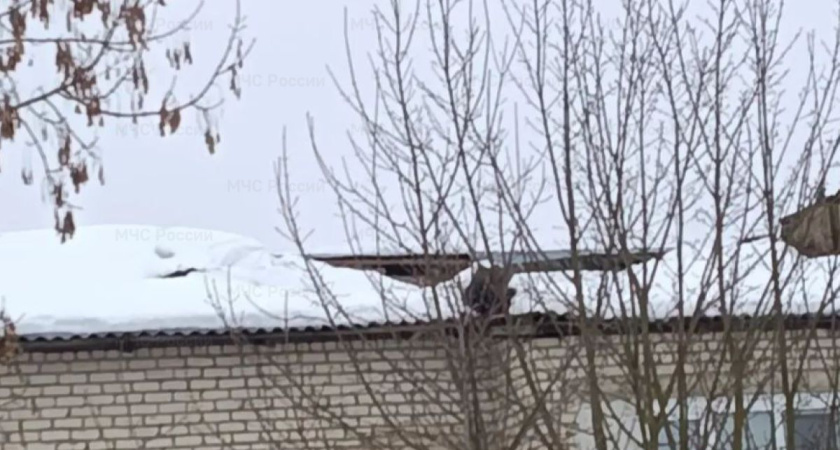 В Калужской области зафиксировали пятое за день обрушение кровли жилого дома