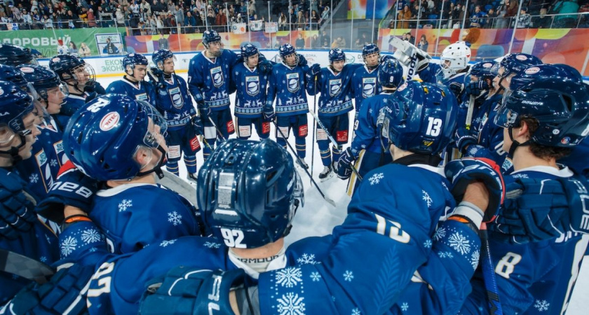 Хоккейная "Калуга" поделила очки с "Факелом Ямал" в домашнем противостоянии