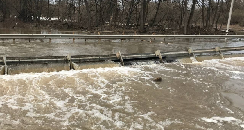 В Калужской области прогнозируют высокое половодье: снега в два раза больше нормы