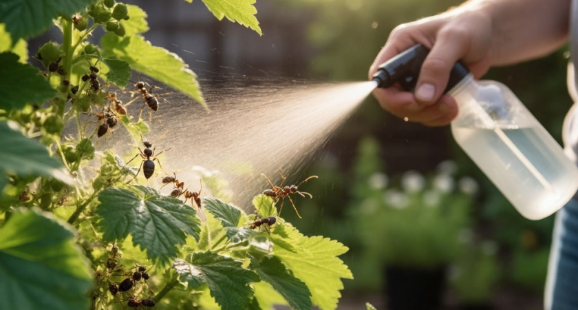 Муравьи убегут к соседям: бюджетная смесь душит вредителей за считанные минуты