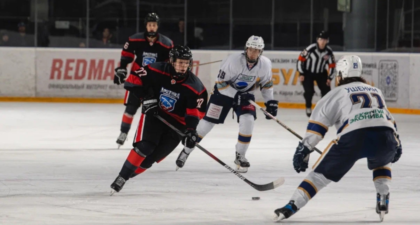 "Калуга" вырвала победу у "Арктики" в повторном матче и закрепилась на третьем месте