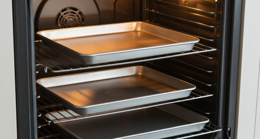 Советы для дома: как быстро отмыть противни и решетку из духовки от жира и нагара