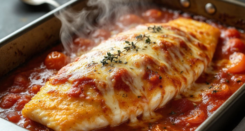 Минтай сочнее семги: копеечную рыбу превращаю в ресторанное блюдо с ароматной подливой — золотистая корочка, ароматные овощи