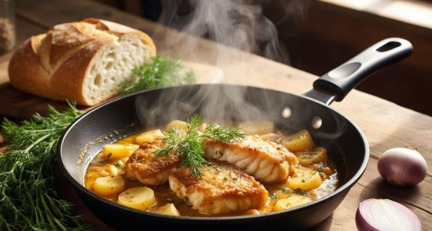 Минтай готовлю так и только так. Рыба сочная, подливку хлебом вымакиваем. Быстрый ужин всего за 20 минут