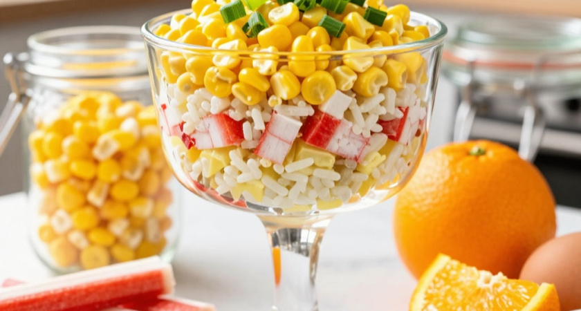 Гости любят этот салат "Нежный вечер", но определить из чего не могут. А все потому, что ингредиенты в нем сочетаются очень необычно