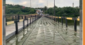 Понтонный мост вновь соединил берега Оки