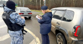 17 машин арестовали за одно утро на въезде в Калугу у микрорайона Анненки