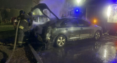 В Калужской области ночью сгорел автомобиль