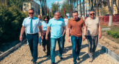Дмитрий Денисов проинспектировал благоустройство улицы Чичерина и призвал калужан голосовать за объекты 2027 года