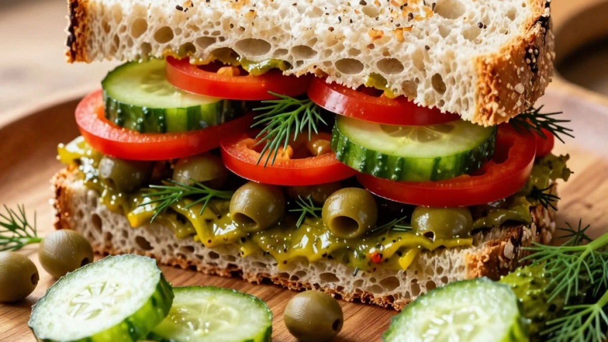 На завтрак в Великий пост готовлю сэндвич без ветчины и сыра: альтернатива бутербродам