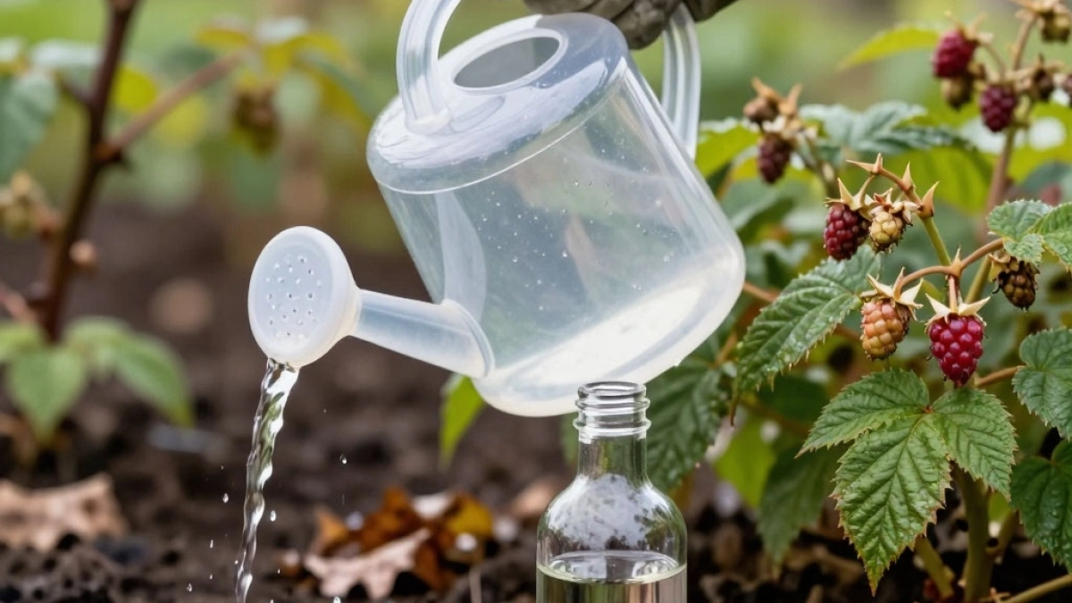 В марте малине и жимолости – обязательно: 40 мл в воду – и летом ягод нарастет тьма, будут крупнее винограда и слаще дыни