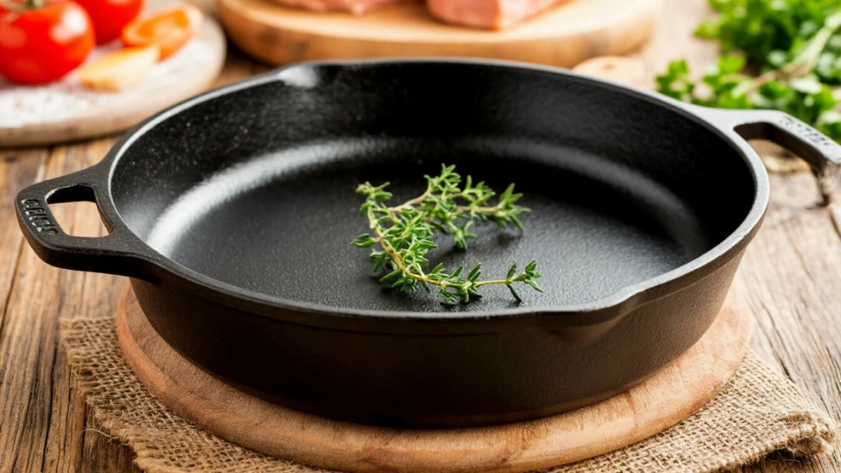 Сыплю горсть на сковородку и жду 10 минут — жир отходит сам, тереть ничего не надо