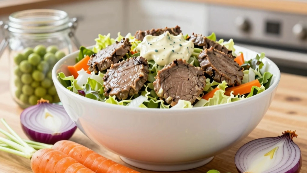 Куриная печень и корейская морковь: необычный салат "Шерлок" для тех, кто любит эксперименты