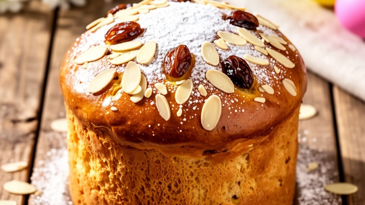 Миндальный кулич к Пасхе 2026: рецепт, проверенный годами — нежный и вкусный