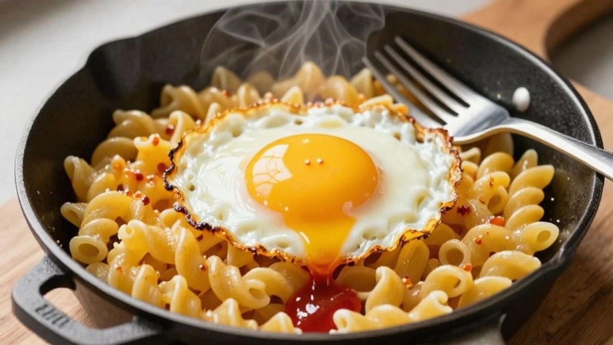 Студенческий шик или быстрый ужин: как приготовить из пачки макарон наваристый гарнир за 20 минут