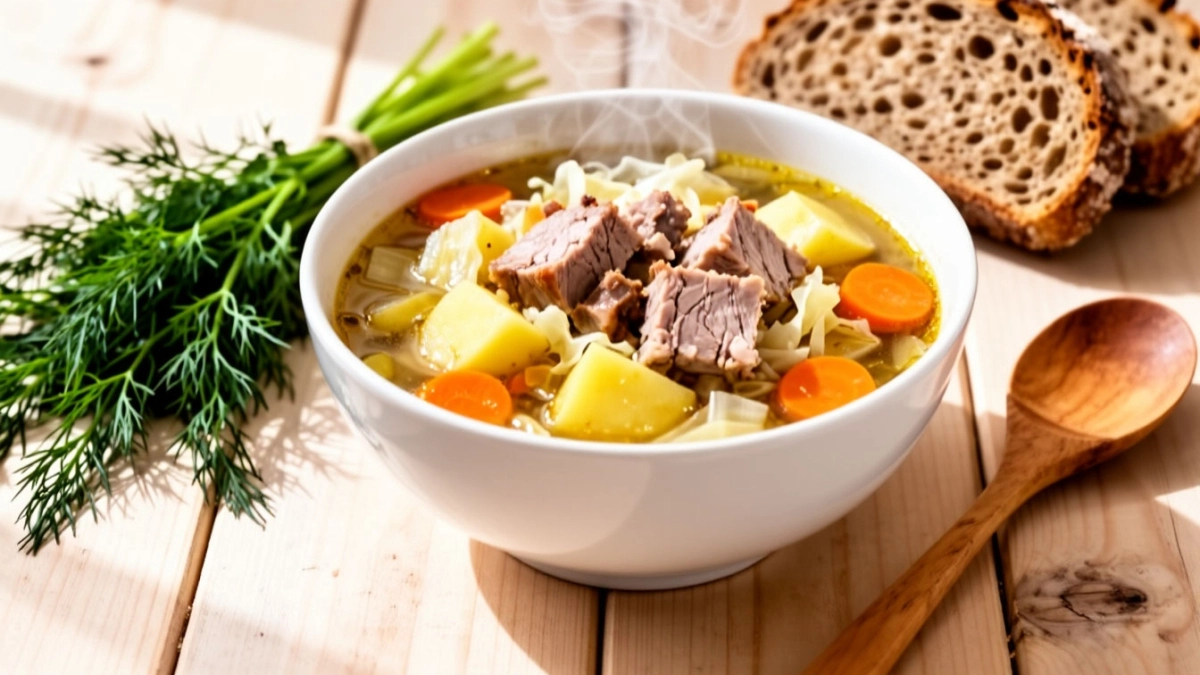 Вкусный и ароматный: как приготовить густые щи с мясом — рецепт
