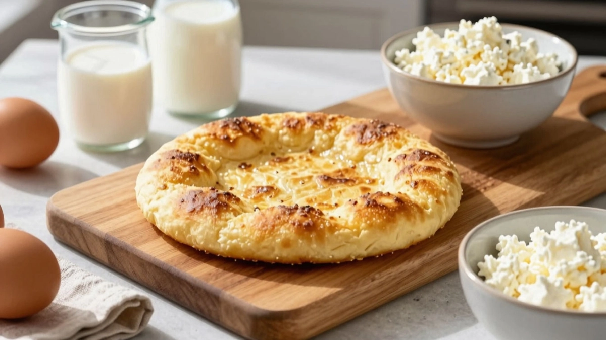 Идеальное блюдо выходного дня. Ленивая творожная лепешка на сковороде