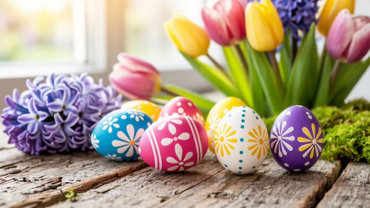 Пена для бритья, базилик и рис: названы необычные способы окраски яиц на Пасху