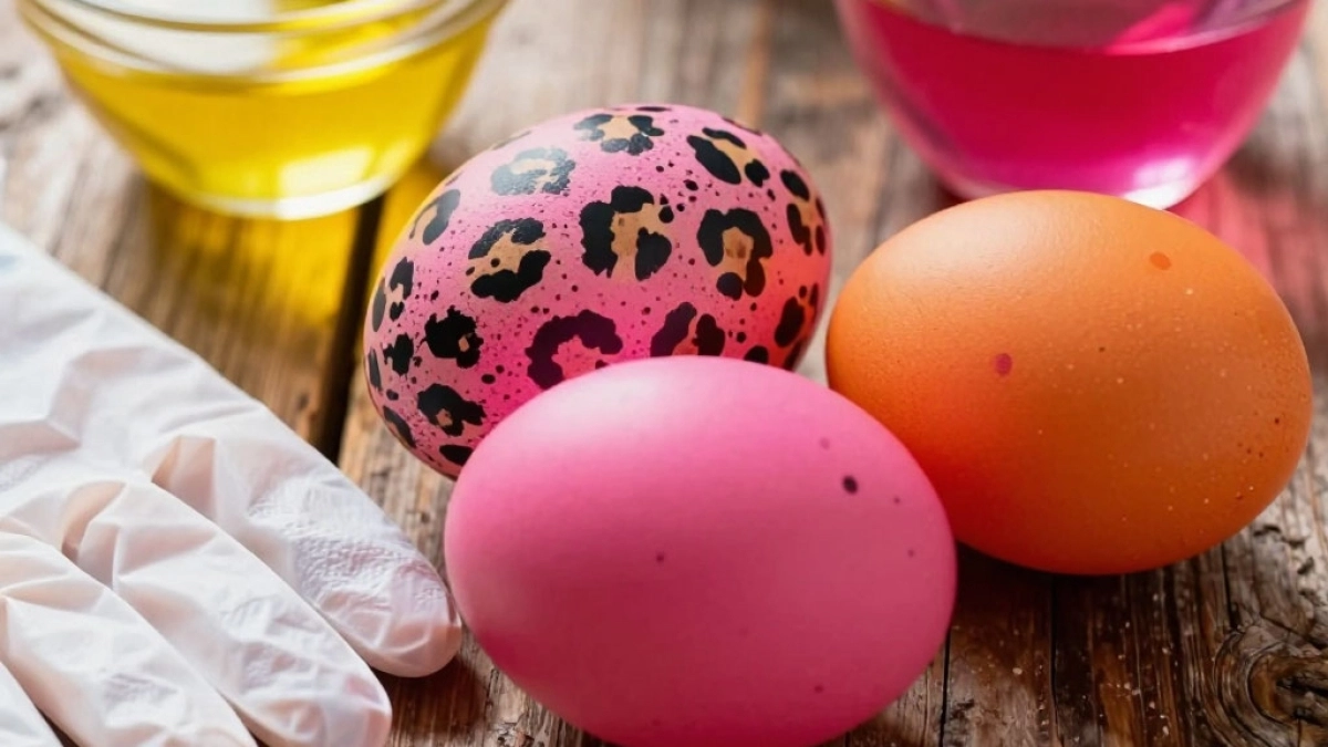 «Милый горошек» — трендовый метод быстро и просто покрасить яйца к Пасхе