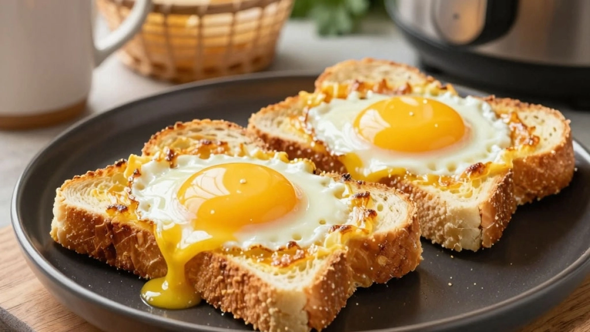 Секрет вашего идеального завтрака: горячие бутерброды с яйцом и сыром в аэрогриле