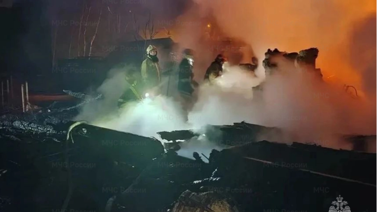 В Калужской области пожилая женщина пострадала при пожаре в дачном доме