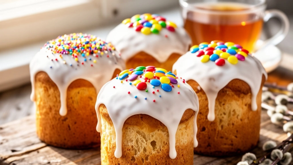 Завариваю тесто кипятком — пеку вкусный кулич «Заварной» на сливках: мякиш как облако, а корочка хрустит