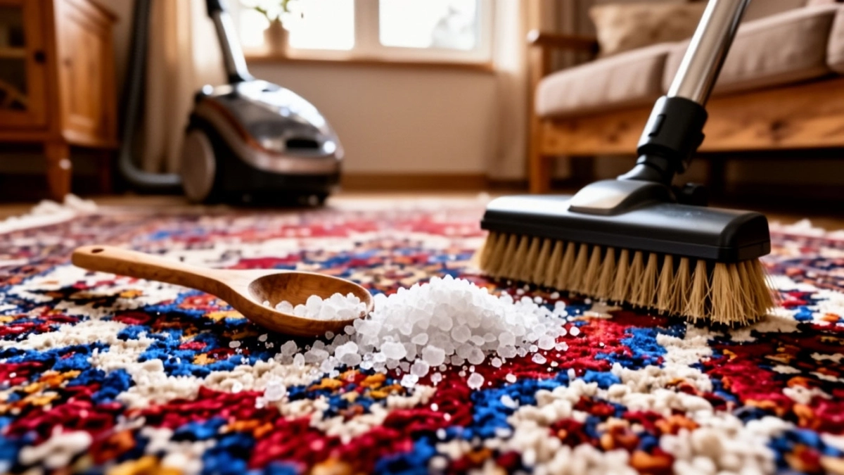 Турецкий метод чистки ковра, с которым он всего за 20 минут станет как новый