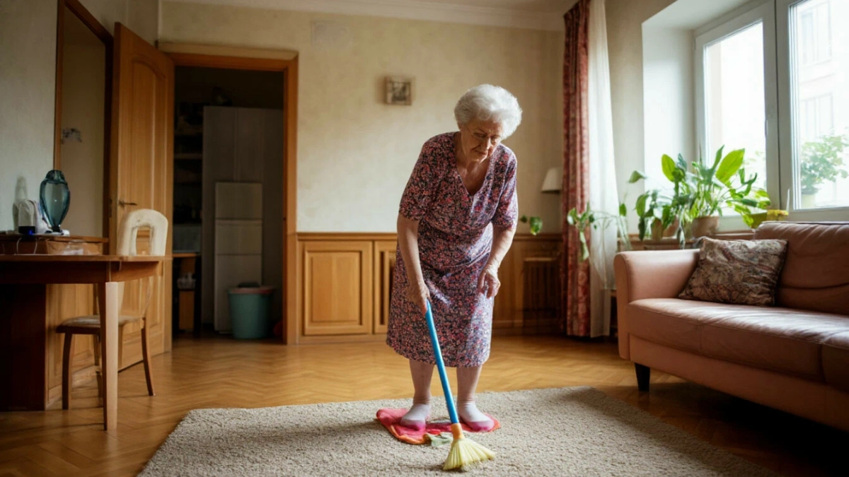 75-летняя соседка поделилась, почему у неё всегда чистота, хотя она почти не убирается