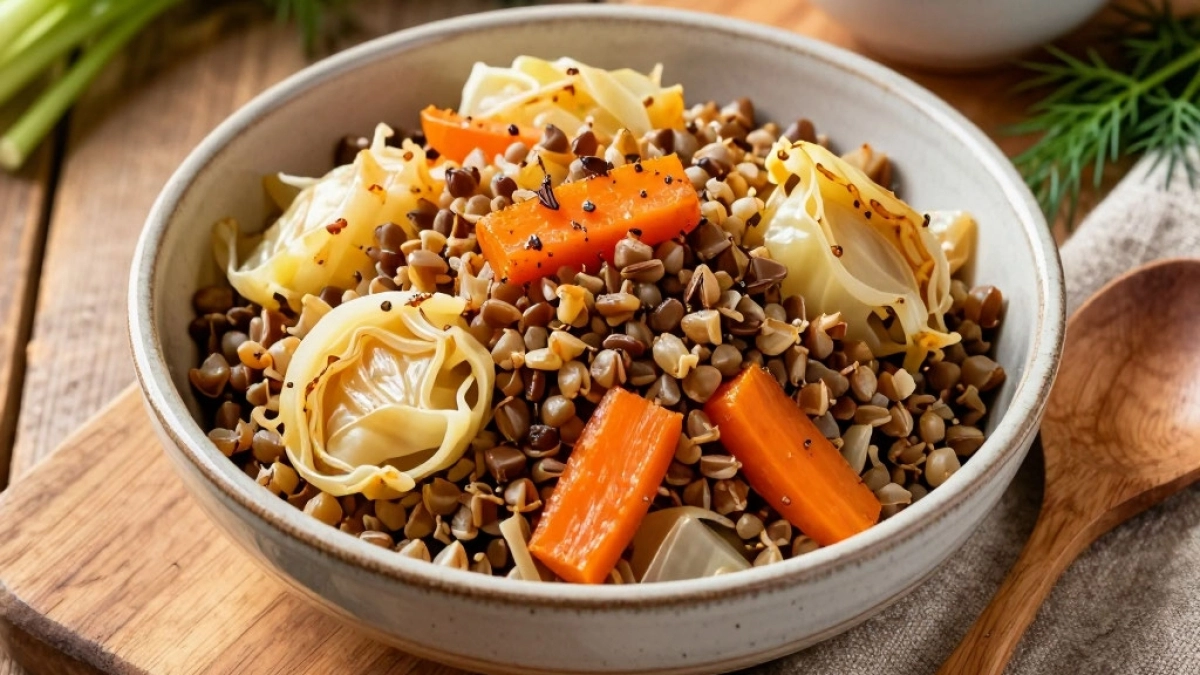 Беру капусту и стакан гречки, делаю ленивый ужин без мяса: вкусно и сытно, а еще экономно - делюсь рецептом 