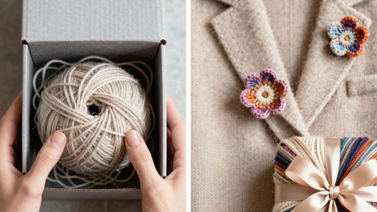 Остатки пряжи не выбрасываю: 5 стильных и небанальных идей - никаких ковриков