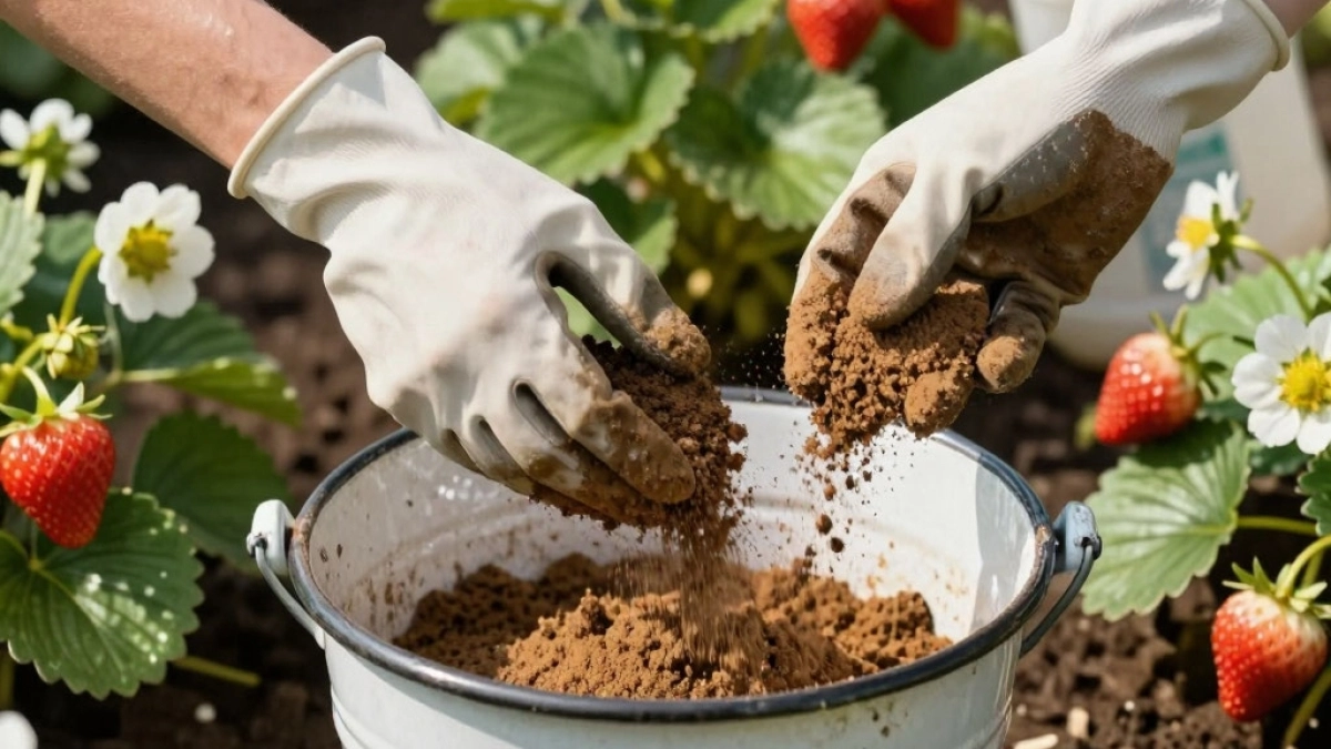 В апреле рассыпаю по клубнике только этот «порошок»: вредителей нет весь сезон, а ягод в 2 раза больше и крупнее