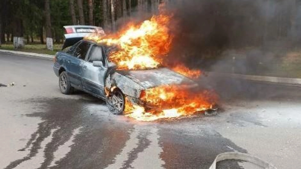 За сутки в Калужской области сгорели автомобиль, баня и дачный дом