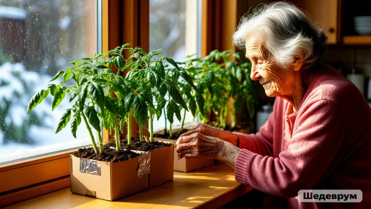 Рулон фольги всего за 50 рублей делает рассаду в 2 раза толще — проверила на своих томатах