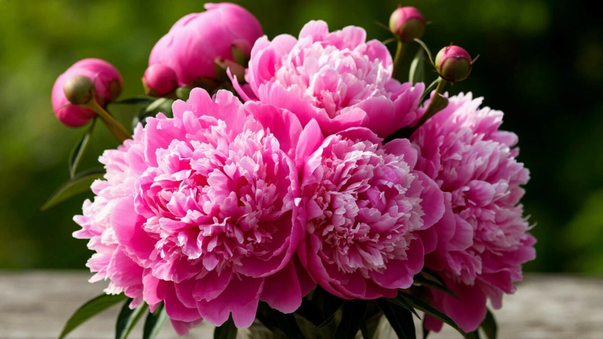 Обрежьте сейчас это у пиона, и получите по итогу крупные цветы на прямом стебле