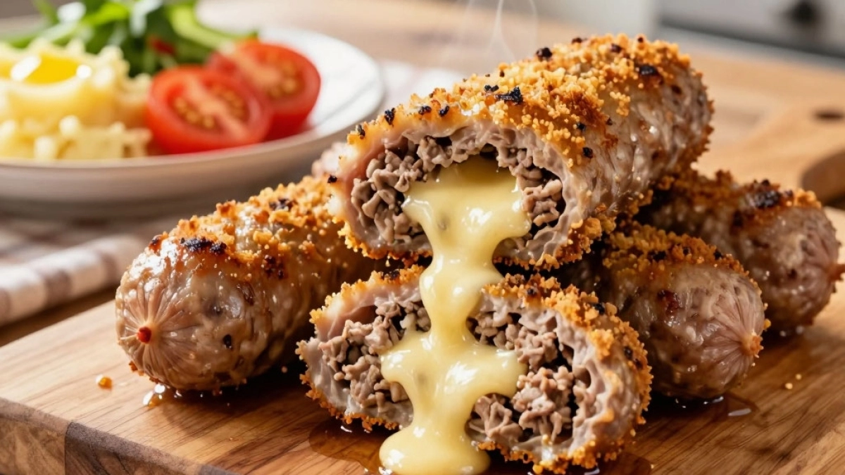 Сворачиваю фарш в колбасу и кладу в морозилку. Когда нужно жарю как котлеты всего за 5 минут