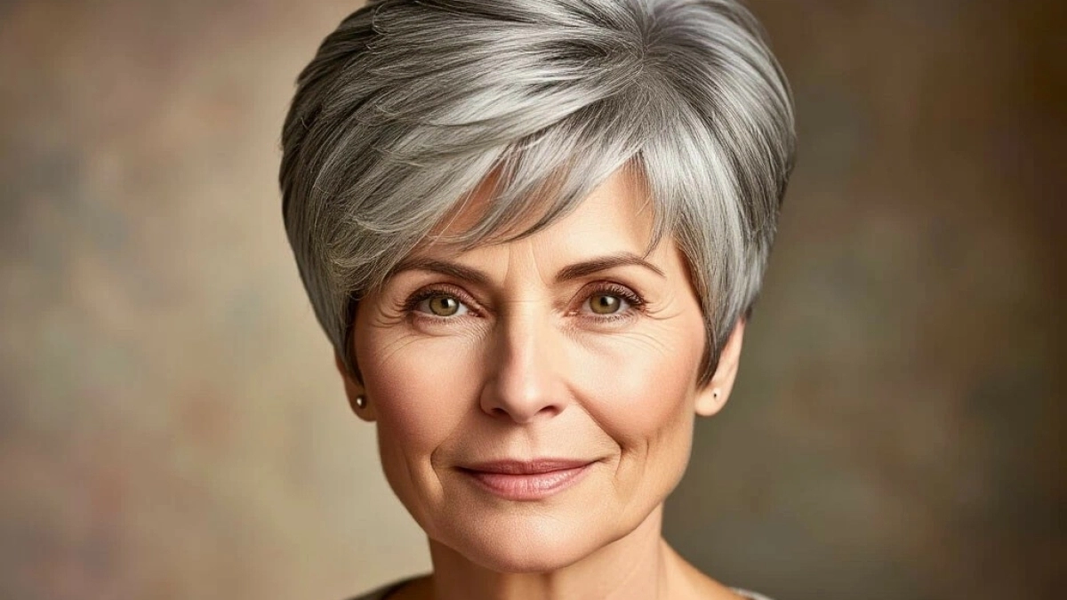 После 50 эта стрижка творит чудеса – омолаживающая «шапочка», которая собирает образ всего за 15 минут