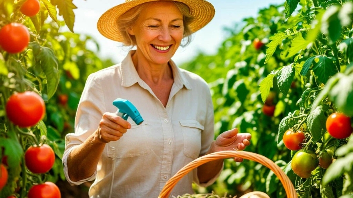 С апреля по июль опрыскиваю всё подряд: урожая столько, что уже соседям не нужно - подкормка всего из 1 «вещества»